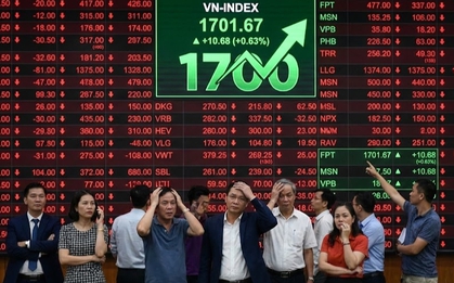 VN-Index vượt 1.700 điểm, tài khoản nhà đầu tư vẫn "bốc hơi"