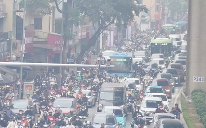 Ô nhiễm không khí ở miền Bắc, nhiều điểm cảnh báo màu tím