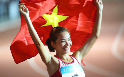 Phỏng vấn nhanh “nữ hoàng điền kinh” Nguyễn Thị Oanh 5 lần vô đối SEA Games: Động lực to lớn từ 2 tiếng “Việt Nam”