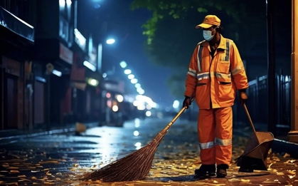 Bác lao công quét đường nhặt được bọc tiền 1,4 tỷ, đứng canh bên vỉa hè suốt 3 tiếng giữa đêm đông