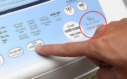 Trên máy giặt có số 8kg, 10kg là khối lượng quần áo khô hay ướt? Hóa ra lâu nay nhiều người đã hiểu sai