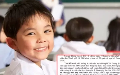1 thông báo nghỉ Tết dương lịch của trường học đang gây tranh cãi - nhiều người than: "Sợ nhất kiểu phụ huynh thế này!"