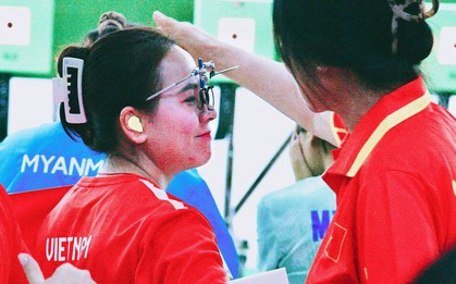 Đẳng cấp: Nữ xạ thủ xinh đẹp Trịnh Thu Vinh giành 2 HCV, phá 2 kỉ lục SEA Games chỉ trong 1 buổi sáng
