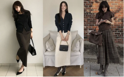 4 công thức mặc chân váy tới công sở trẻ trung, đẹp chuẩn không cần chỉnh