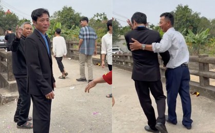 Clip cha không nỡ buông tay con gái về nhà chồng khiến dân mạng rưng rưng