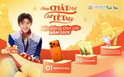 Suối Tiên tặng lộc vàng và iPhone 17 Pro trong dịp Tết Dương Lịch 2026