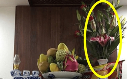 Chỉ có 1 lọ hoa thì đặt bên phải hay bên trái bàn thờ? Rất nhiều gia đình vẫn đang làm sai