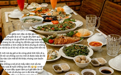 Một bữa ăn 5 triệu và “cuộc chiến” con dâu -nhà chồng: Ai sai trong câu chuyện đang gây bão mạng?