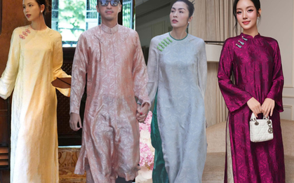 Hà Tăng lại tạo trend áo dài Tết: Local brand đồng loạt ra mắt các thiết kế, tôn trọn khí chất phụ nữ tuổi 35+