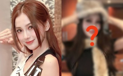Angelababy đang làm gì với gương mặt của mình vậy?