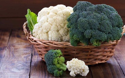 Bông cải xanh và trắng loại nào nhiều chất xơ hơn?