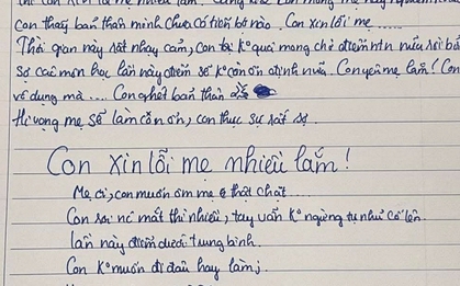 Bức thư xót xa 1 nữ sinh gửi mẹ: "Mẹ ơi con rất sợ… Con không ăn nổi cơm. Chỉ còn một tia hi vọng mong manh"