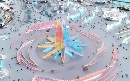 Choáng ngợp trước công viên băng tuyết lớn nhất hành tinh