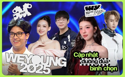 Đêm nay 19/12, WeYoung 2025 chính thức đóng cổng bình chọn: Cập nhật diễn biến mới nhất và gửi vote ngay!
