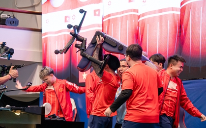 Phỏng vấn nóng Nguyễn Quốc Huy (Maris): "Huy chương Vàng đeo cổ thôi nên em lấy ghế em nâng tạm"