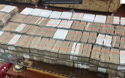 Đột kích đại lý du lịch, tịch thu 13 tỷ đồng tiền mặt chất như đống gạch, 313 kg bạc, 6 kg vàng trị giá 45 tỷ đồng