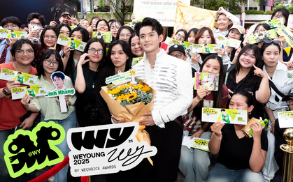 Xếp hàng dài chờ gặp “anh trai” CONGB và sao nam Mưa Đỏ trước thềm Gala WeYoung 2025