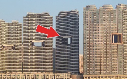 Tại sao các tòa nhà ở Hong Kong luôn có "lỗ thủng" ở giữa?
