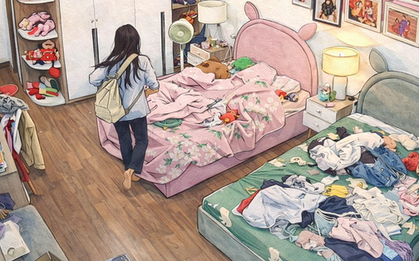 Mẹ chia sẻ hình ảnh phòng ngủ bừa bộn của con gái: Con có thể không hoàn hảo nhưng chúng ta hãy là những người mẹ tinh tế