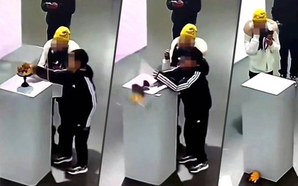 Mẹ mải chụp ảnh, con trai làm vỡ chiếc vương miện hơn 7 tỷ đồng