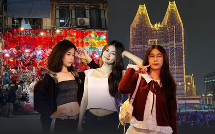 Đêm Noel 24/12: Xóm đạo nô nức người xe, Nhà thờ Đức Bà đông đúc du khách xí chỗ chụp hình