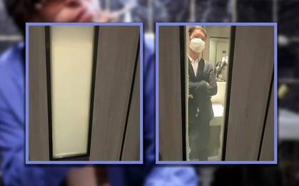 Phát minh gây bão: Cửa nhà vệ sinh lập tức biến thành "kính trong suốt" khi phát hiện khách làm 1 việc