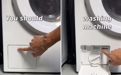 Tiết lộ về nút bí mật trên máy giặt khiến nhiều người “kinh ngạc”