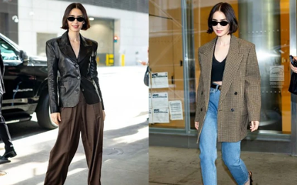 Nữ chính phim "Emily in Paris" càng gần 40 tuổi càng trẻ trung là nhờ 4 món thời trang