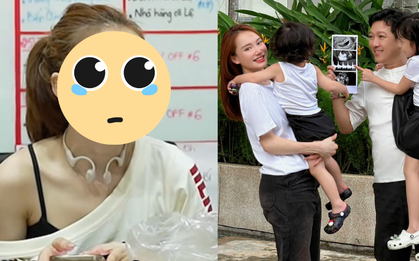 MXH xôn xao vì gương mặt khác lạ của Nhã Phương khi mang thai lần 3