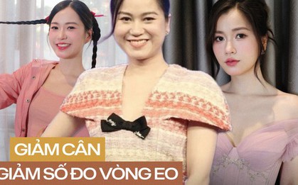 Lâm Vỹ Dạ giảm 14kg chỉ sau 4 tháng, thu gọn 15cm vòng eo chỉ nhờ 1 câu nói của Trường Giang, CĐM rần rần vào "xin vía"