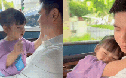 Nói còn chưa sõi, ái nữ nhà Đỗ Mỹ Linh đã khiến dân mạng tan chảy vì quá khéo "nịnh ba"