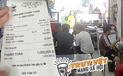 Xôn xao clip 7 người đàn ông đi ô tô nhưng "quên" trả tiền 7 tô phở đặc biệt ở TPHCM