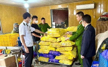 Phát hiện hơn 700 kg chân gà bẩn chuẩn bị tuồn ra thị trường dịp giáp Tết