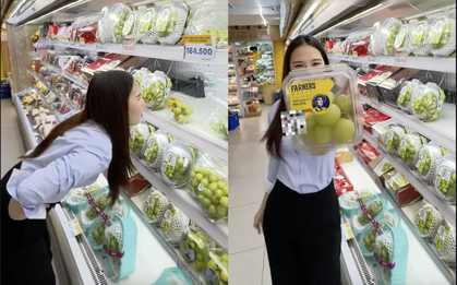 Cảnh tượng lạ trong siêu thị sát Tết dương: Tất cả là tại trend "ăn 12 quả nho"!