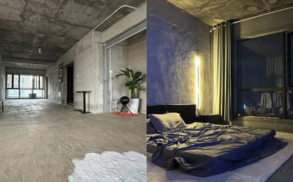 Chàng trai sống “trần trụi” giữa sàn vữa tường xi măng hút 500.000 like