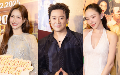 Thảm đỏ HOT nhất hôm nay: Hoà Minzy - Tóc Tiên đẹp sang hết nấc, Trấn Thành đập tan nghi vấn cạch mặt Thu Trang
