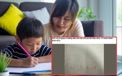 Bà mẹ Hà Nội muốn BẬT KHÓC vì bài Toán lớp 1: Có gì lạ mà hút mấy trăm phụ huynh tham gia cứu nguy?