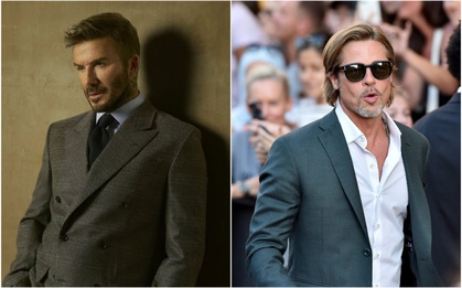 David Beckham và Brad Pitt: Ai "thảm" hơn?