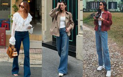 4 kiểu quần jeans đẹp trường tồn trong tủ đồ của mỹ nhân Việt: Vừa trẻ vừa sang, mặc quanh năm không thấy chán
