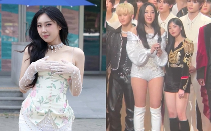 Mỹ nhân cao 1m75 như "người khổng lồ" khi đụng độ "nữ thần Waterbomb" Kwon Eunbi