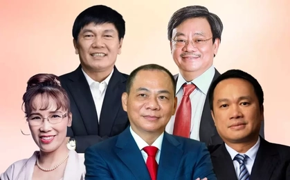 Tài sản của 5 người giàu nhất Việt Nam