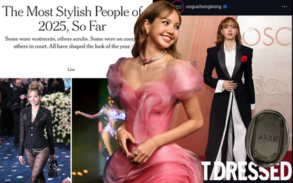 Lisa được vinh danh hàng loạt, 2025 quá rực rỡ rồi!