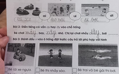 Bài tập tiếng Việt của học sinh tiểu học khiến nhiều phụ huynh "khóc không thành tiếng": Tại sao lại có thể khó đến vậy?