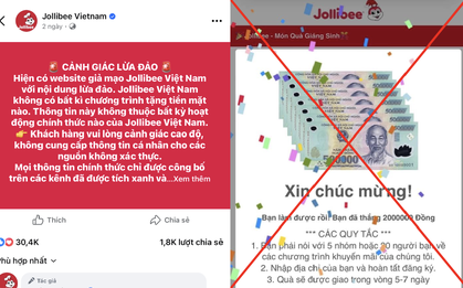 Jollibee Việt Nam cảnh báo lừa đảo nghiêm trọng