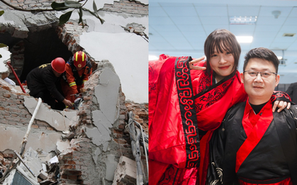 Được cứu sống khỏi đống đổ nát của trận động đất, 17 năm sau, cô bé năm nào bước vào lễ đường cùng chính người lính đã đưa mình ra ánh sáng