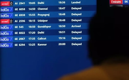 Tình trạng hỗn loạn bao trùm sân bay Ấn Độ