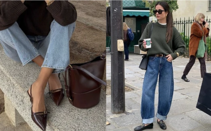 5 mẫu giày được phụ nữ Pháp mix cùng quần jeans: Sành điệu và sang tới độ hoàn hảo