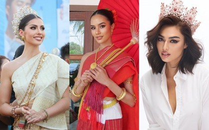 Chiêm ngưỡng dàn Hoa hậu "đỉnh nóc, kịch trần" của Thái Lan cầm biển dẫn đoàn trong Lễ khai mạc SEA Games 33