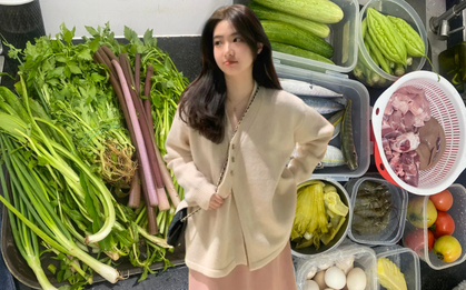 Bức ảnh đi chợ gây choáng: 435k đủ ăn cả tuần