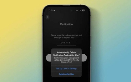 Cách tự động xóa tin nhắn OTP trên iPhone